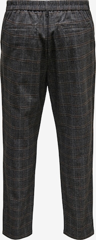 Only & Sons Regular Bundfaltenhose 'DEW' in Grau