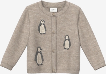 Cardigan s.Oliver en marron : devant