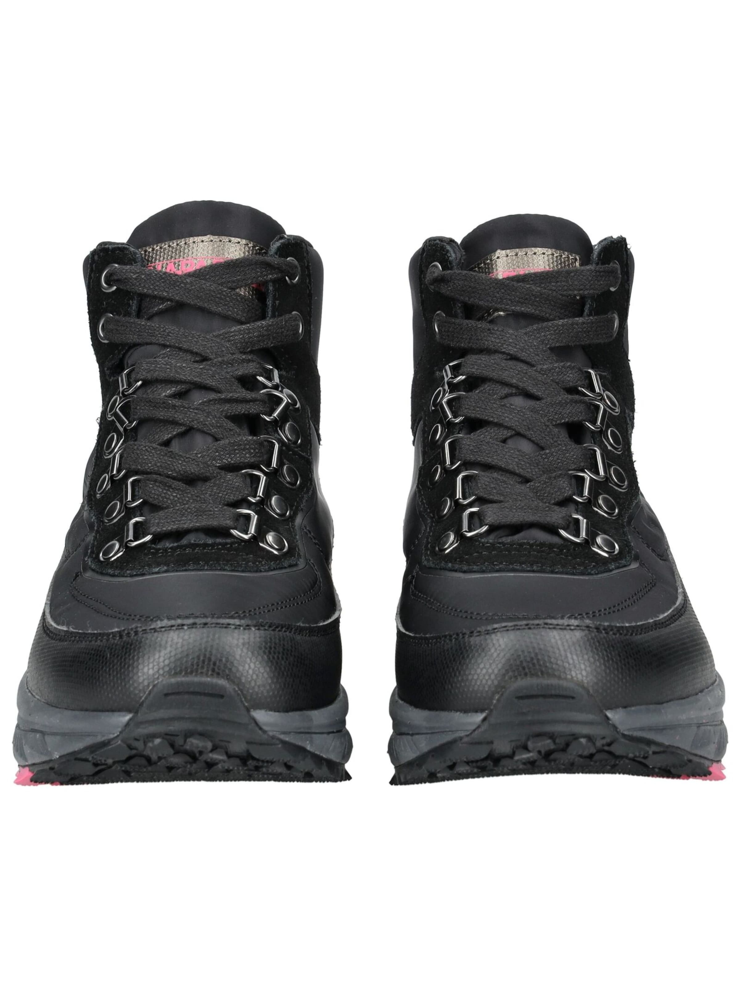 NAPAPIJRI Schnürstiefelette in Schwarz