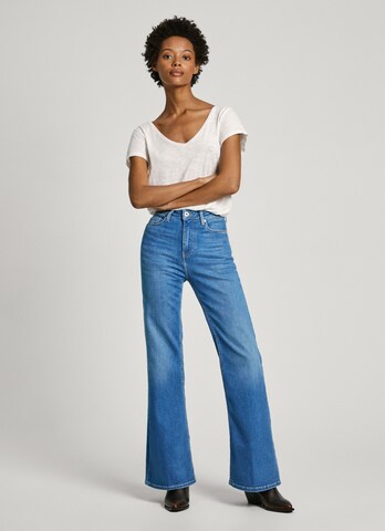 Pepe Jeans Flared Τζιν σε μπλε