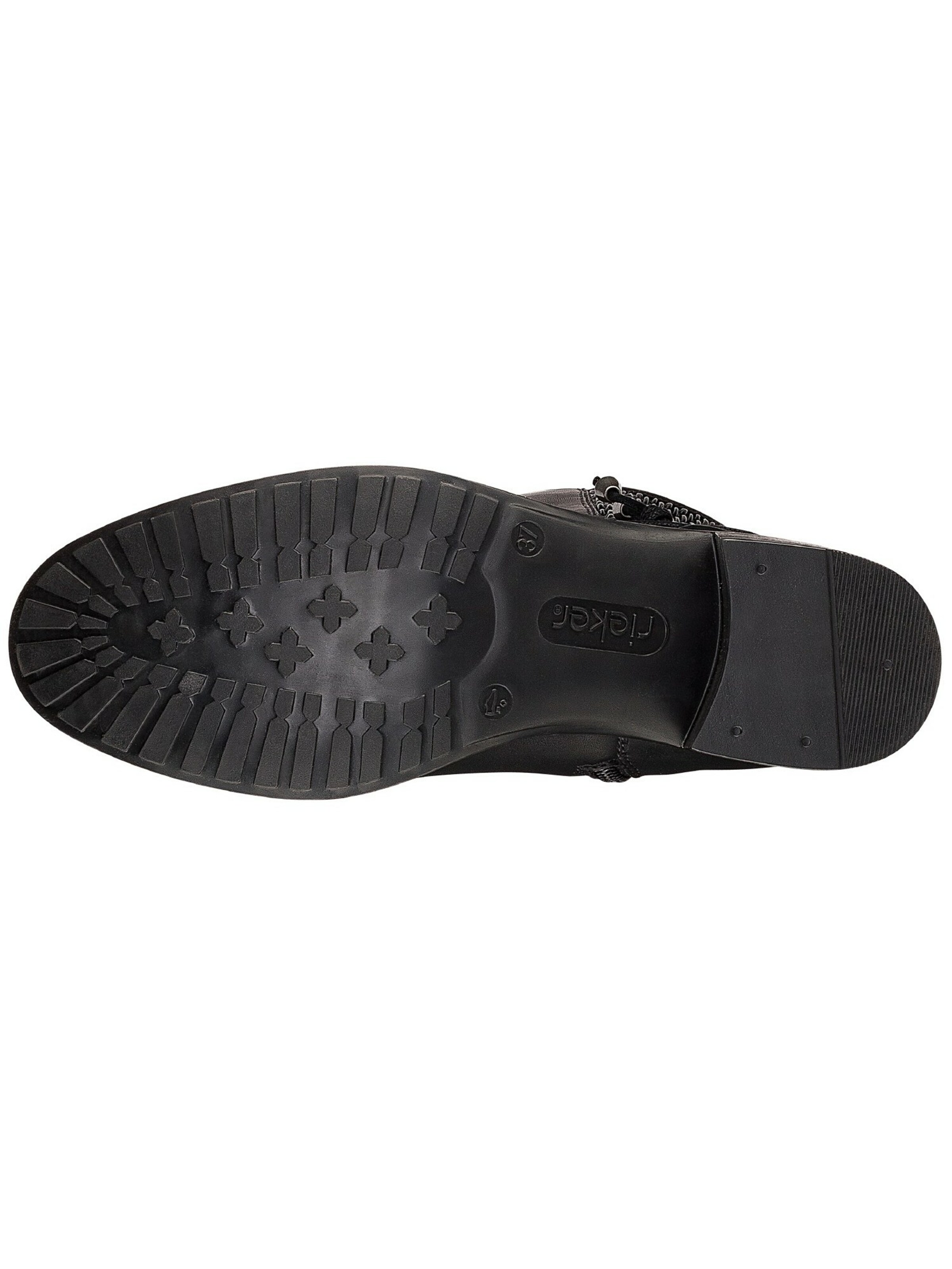 Rieker Kozačky – černá