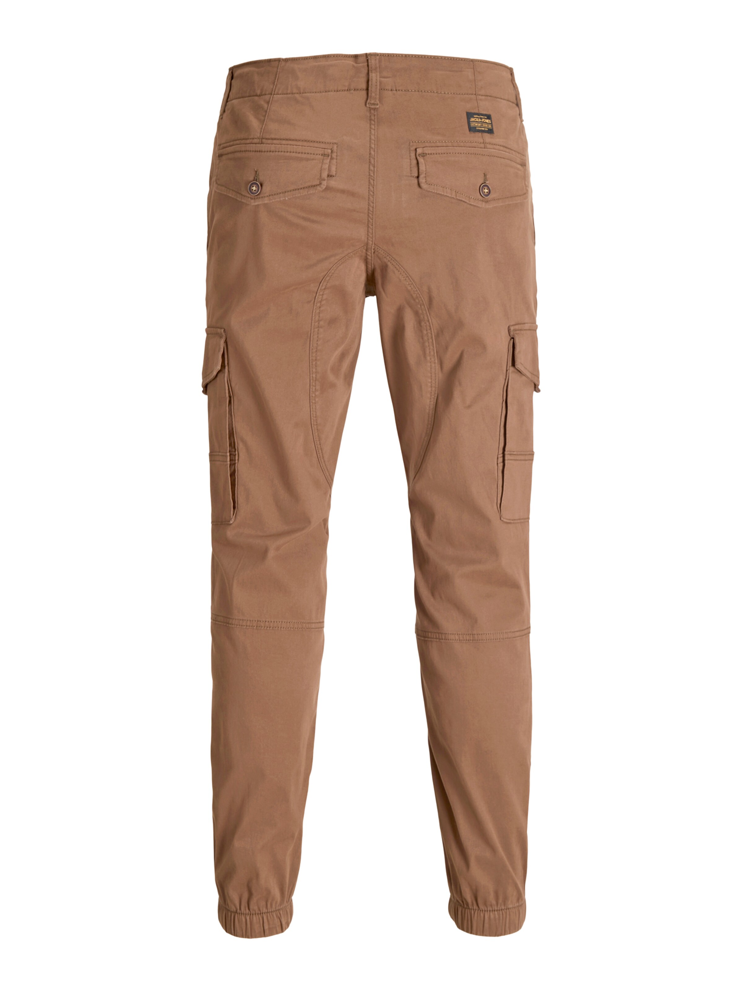 Effilé Pantalon cargo 'JJIPaul JJFlake' JACK & JONES en marron