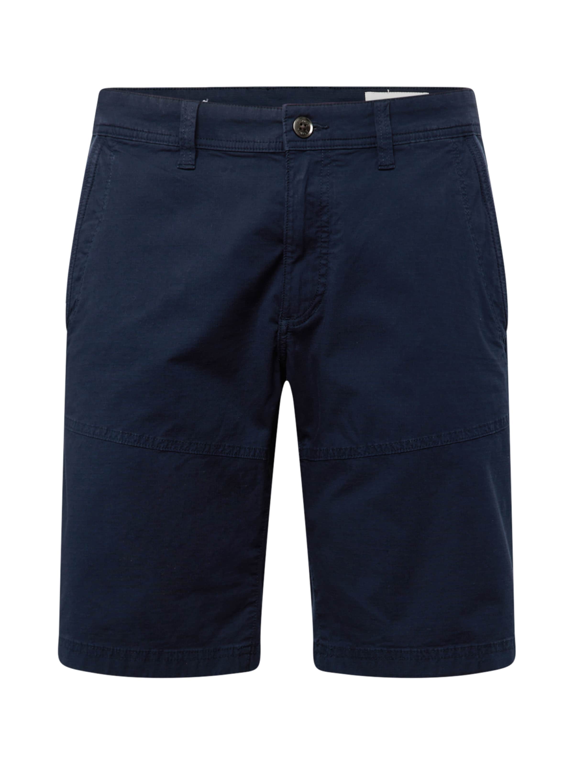 s.Oliver Regularen Chino hlače | modra barva: sprednja stran