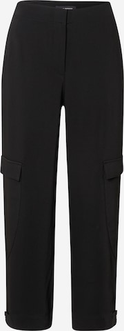 Regular Pantaloni cu buzunare de la Club Monaco pe negru: față