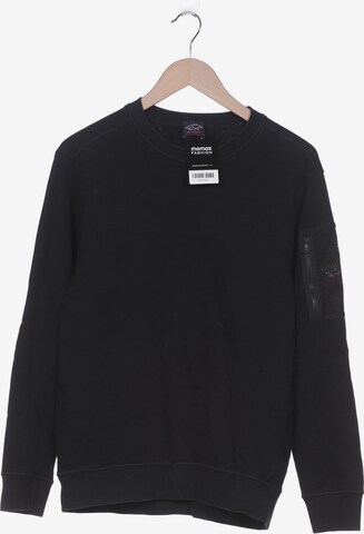 Paul & Shark Sweatshirt & Zip-Up Hoodie in L in Black: front