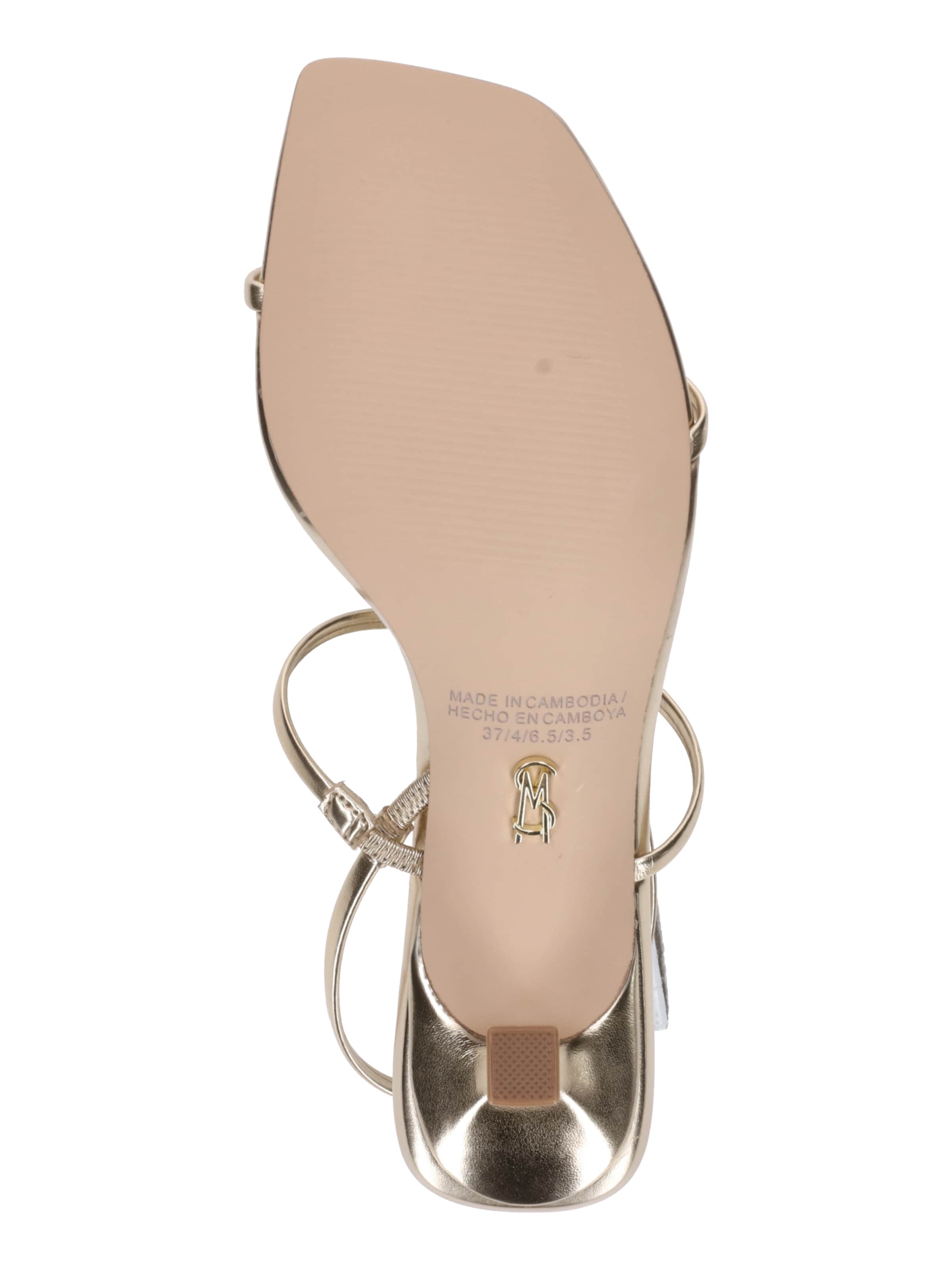 STEVE MADDEN Сандали с разделител за пръстите 'Locke' в злато