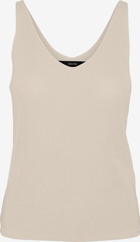 Tops en tricot 'New Lex' VERO MODA en gris : devant