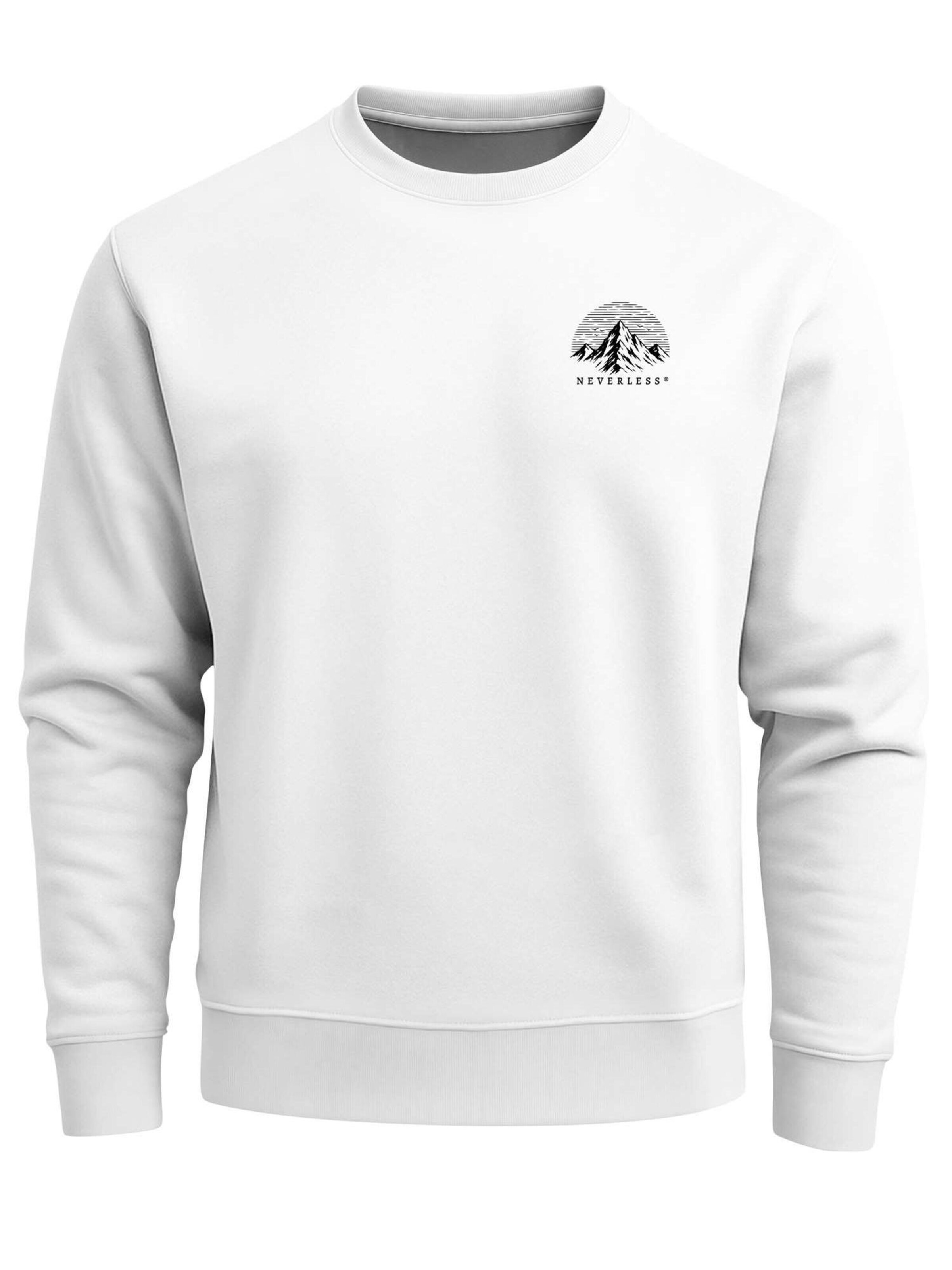 Neverless Sweatshirt 'Into the Unknown' in White