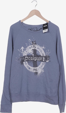 Desigual Sweatshirt & Zip-Up Hoodie in M in Blue: front