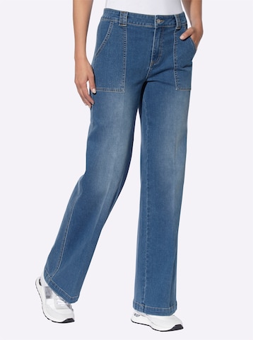 heine Regular Jeans i blå: framsida
