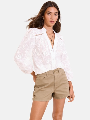 Lipsy - Calças de ganga em bege: frente