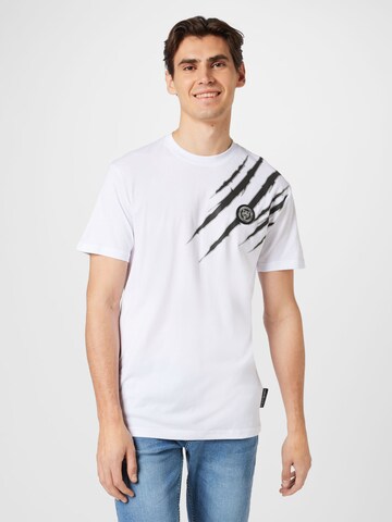 Plein Sport T-shirt i vit: framsida