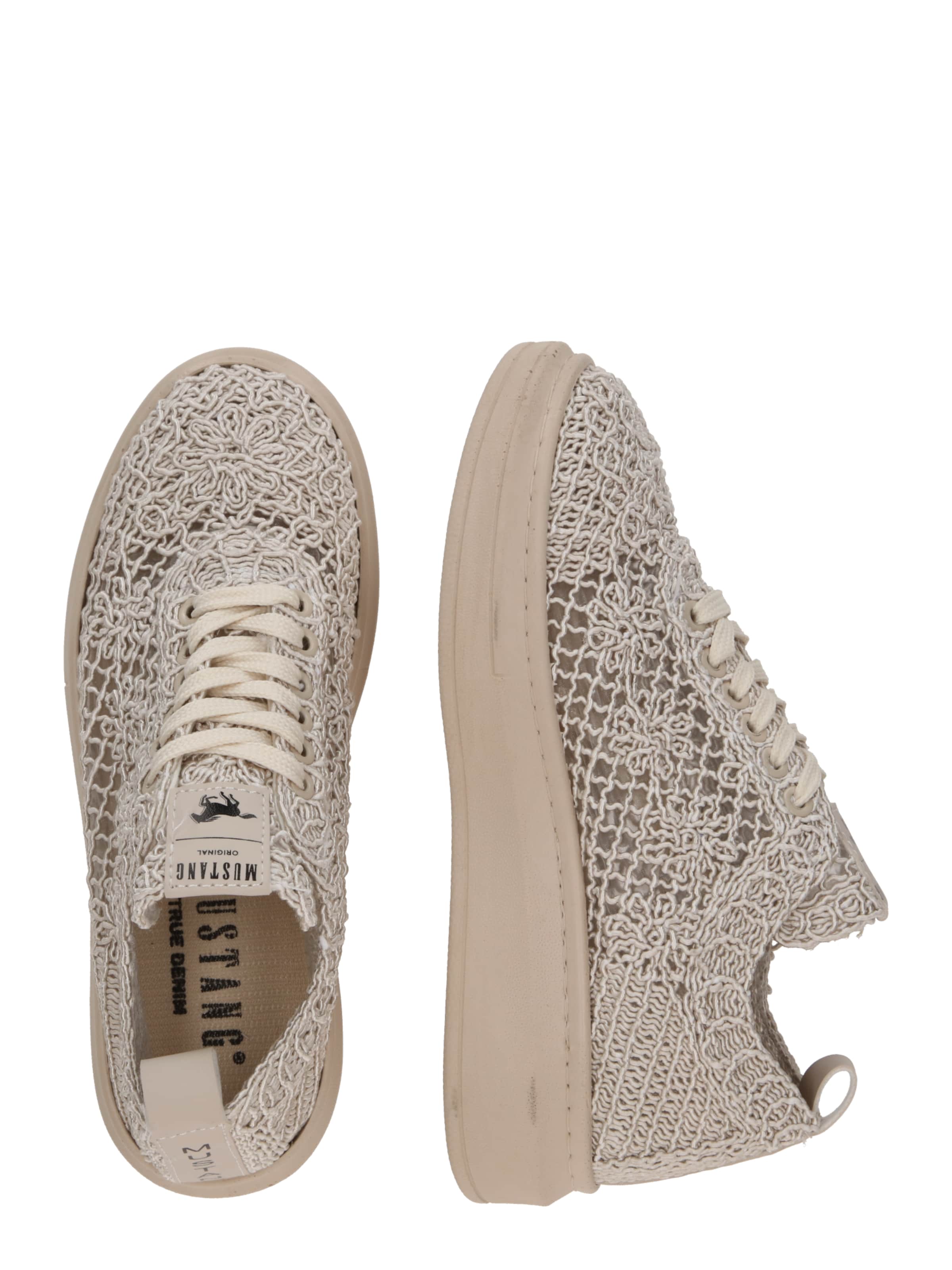 MUSTANG Platform trainers in Beige
