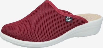 FLY FLOT Hausschuh 'Clogs' in Rot: Vorderseite