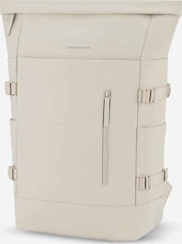 Kapten & Son Rucksack 'Helsinki Pro' in Beige: Vorderseite