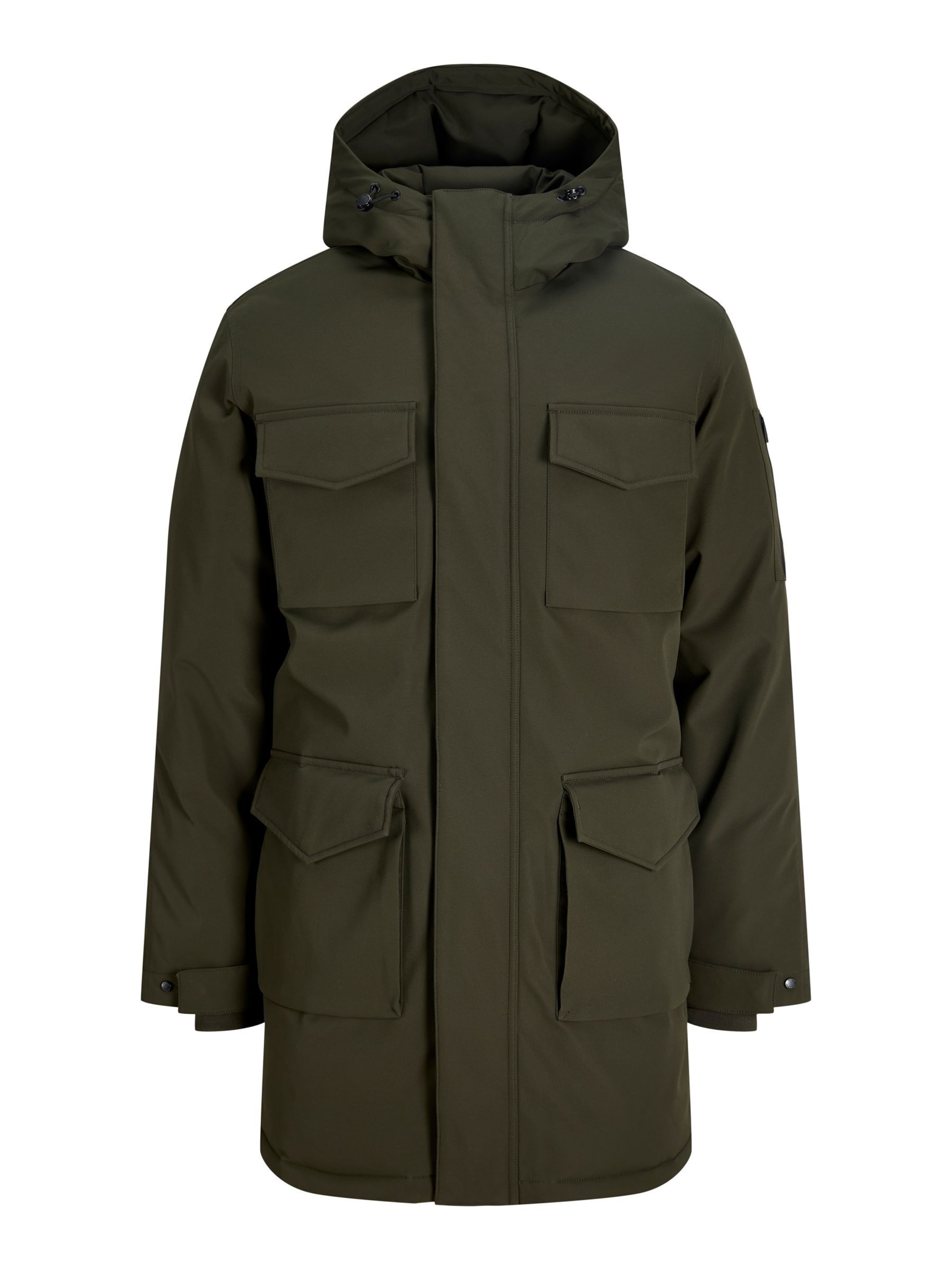 JACK & JONES - Parca de invierno 'JWHBenjamin' en verde: frente