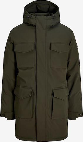 JACK & JONES - Parca de invierno 'JWHBenjamin' en verde: frente