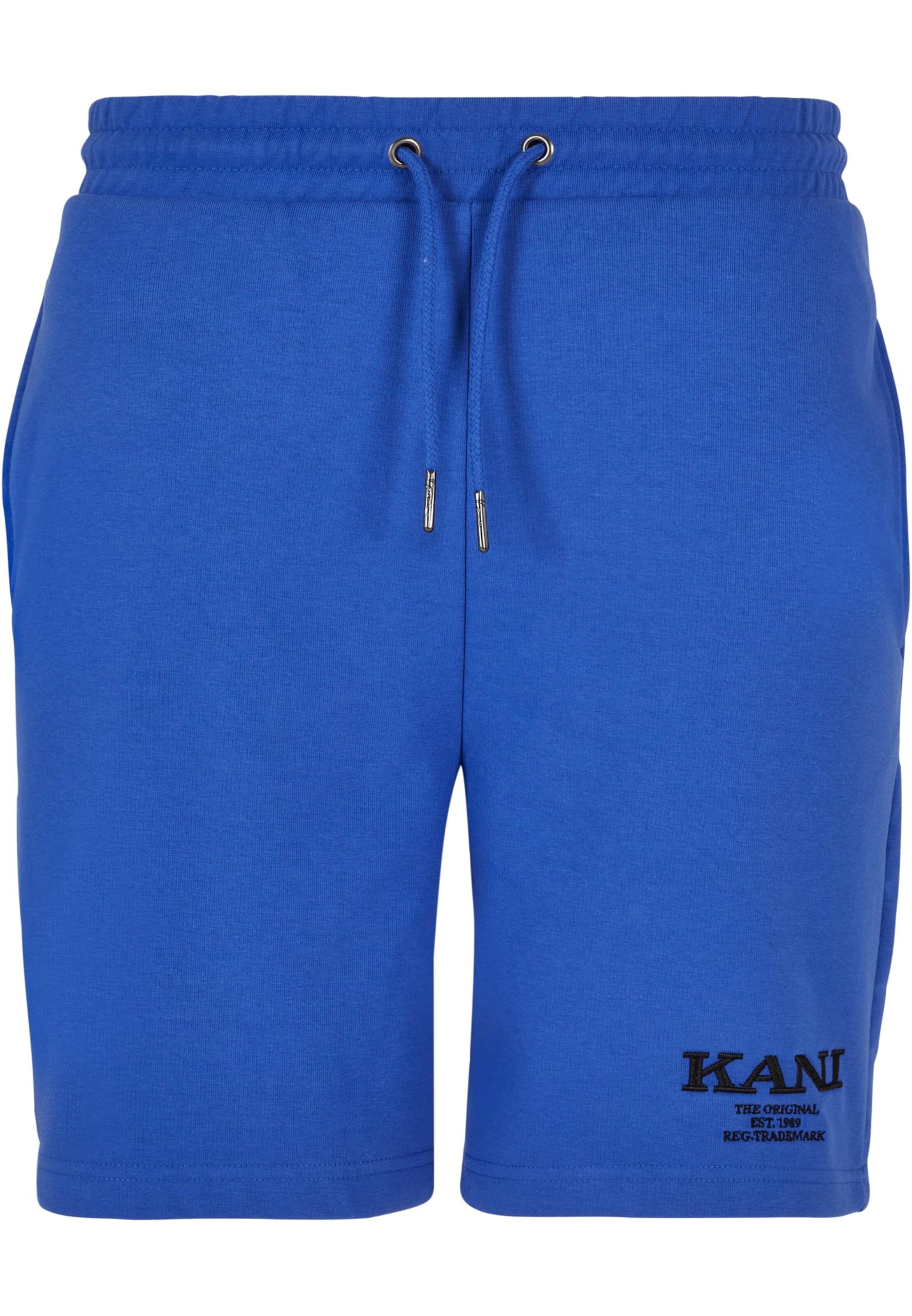 Urban Classics Regular Trousers in Blue: front