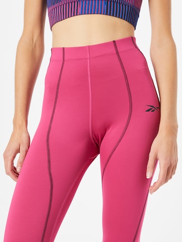 Reebok Skinny Sportnadrágok 'MYT' - rózsaszín