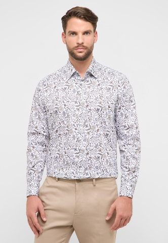 ETERNA Comfort Fit Hemd in Braun: Vorderseite