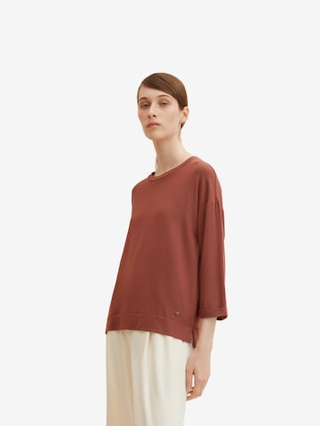 T-shirt TOM TAILOR en marron