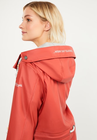 Manteau fonctionnel Schmuddelwedda en rouge