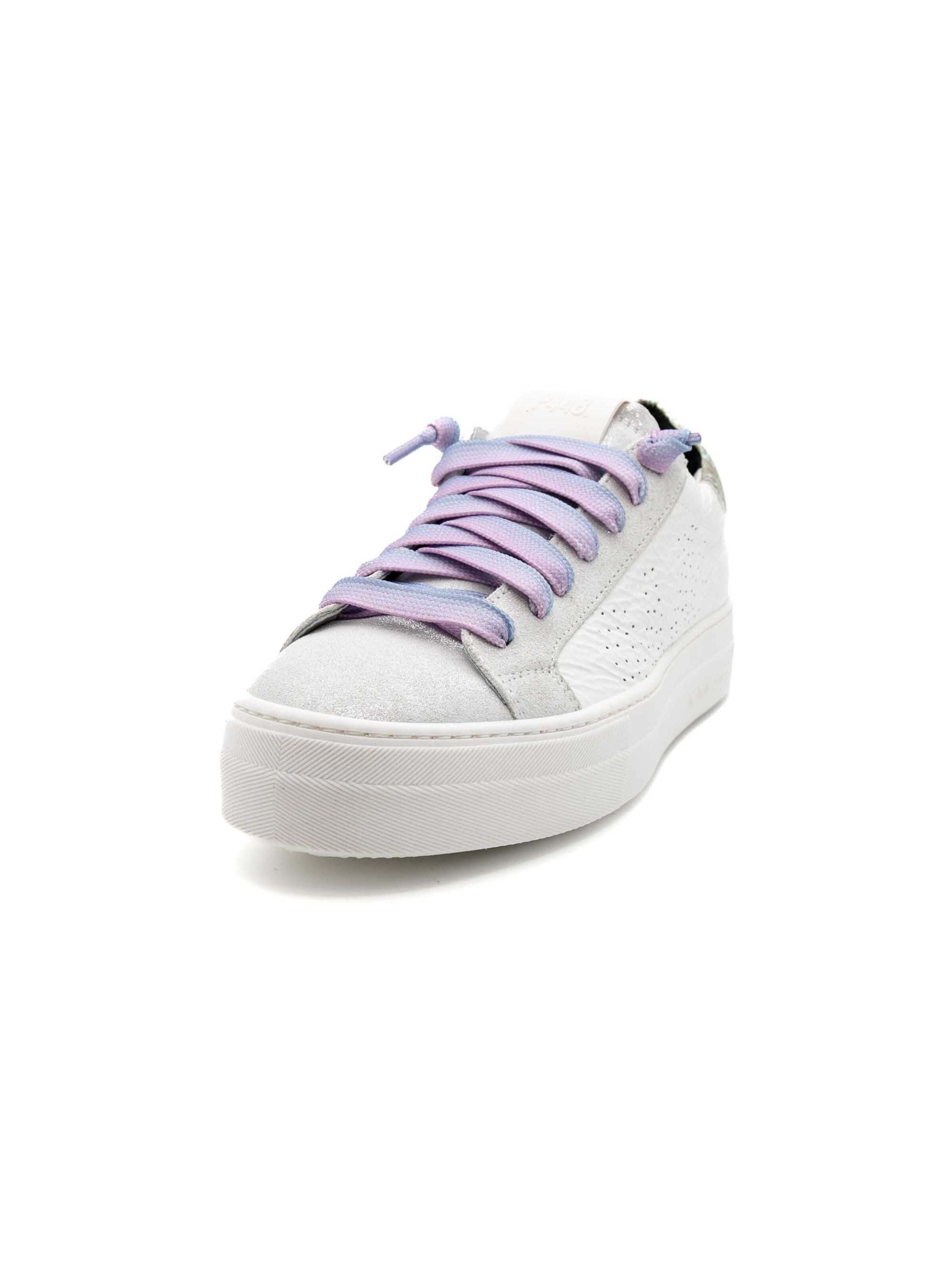P448 Sneaker High Leather Woman Col. White/Pink Beige Size Eu 35 MF-P48011  | eBay