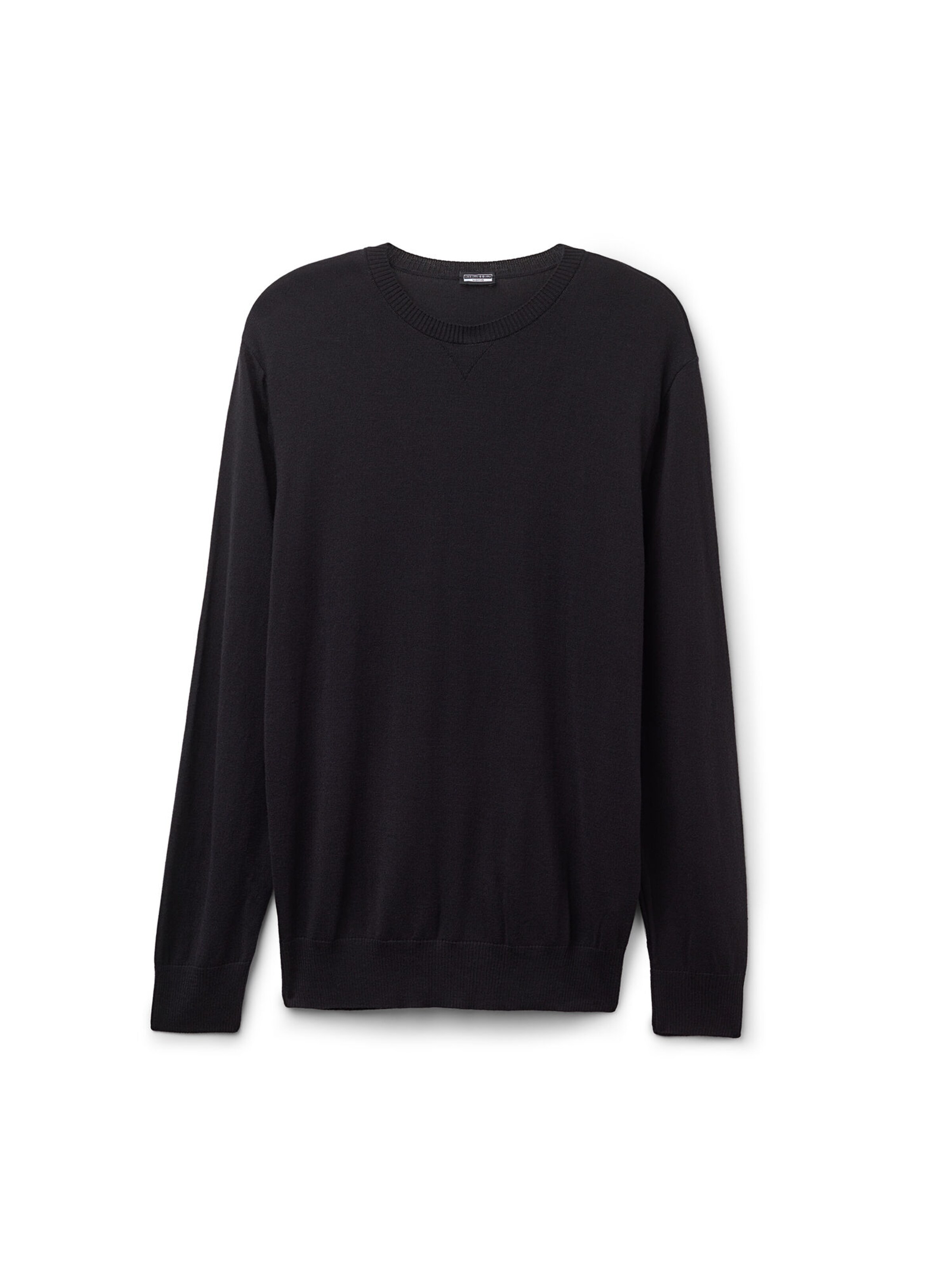 IUMAN Intimissimi Uomo Pullover in Schwarz: Vorderseite
