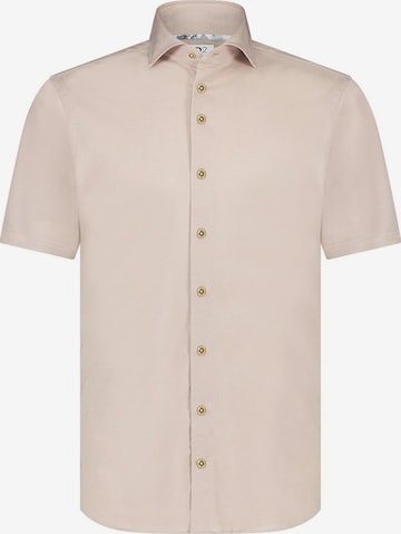 Coupe regular Chemise R2 Amsterdam en beige : devant