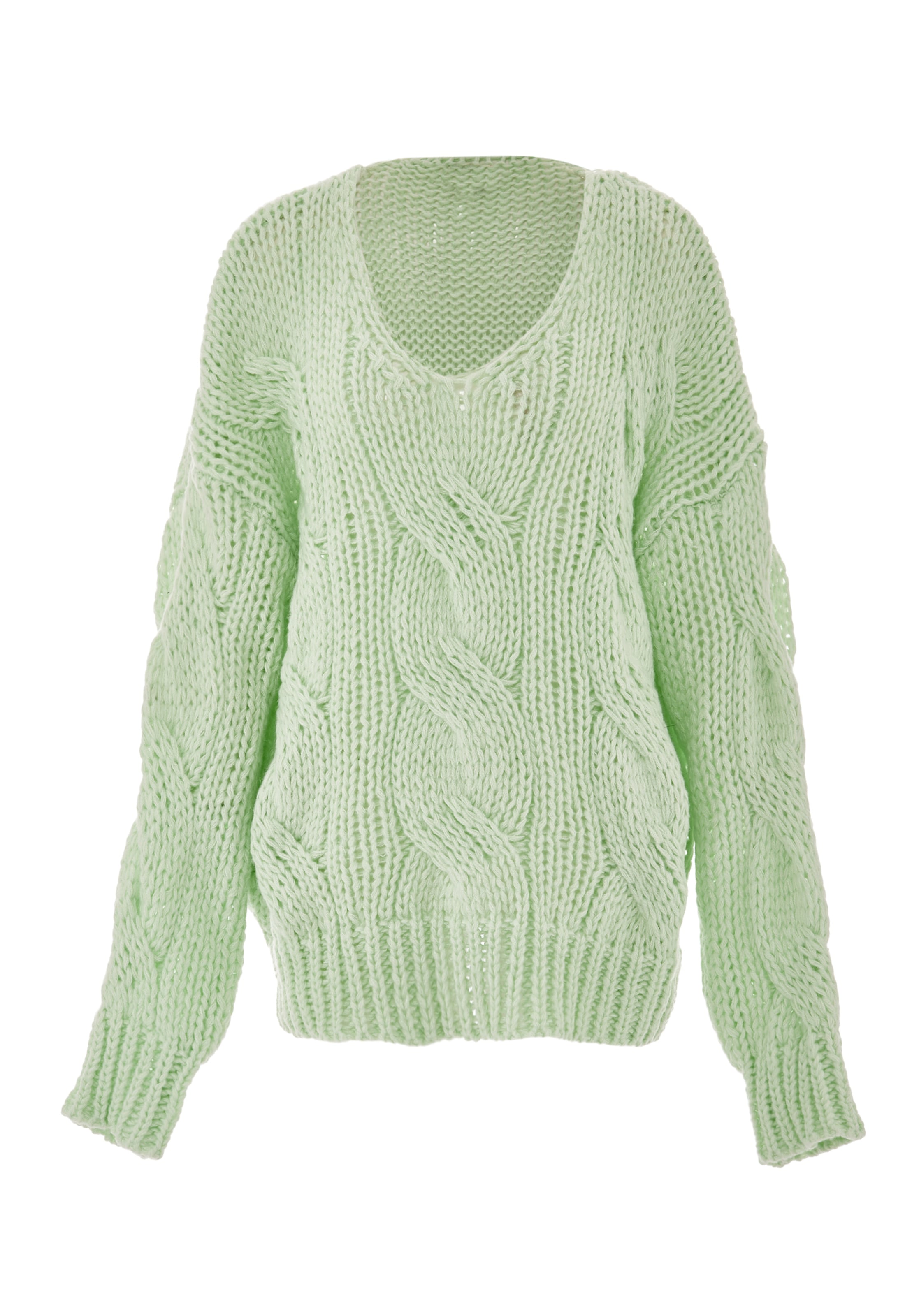 ebeeza Sweater in Green: front