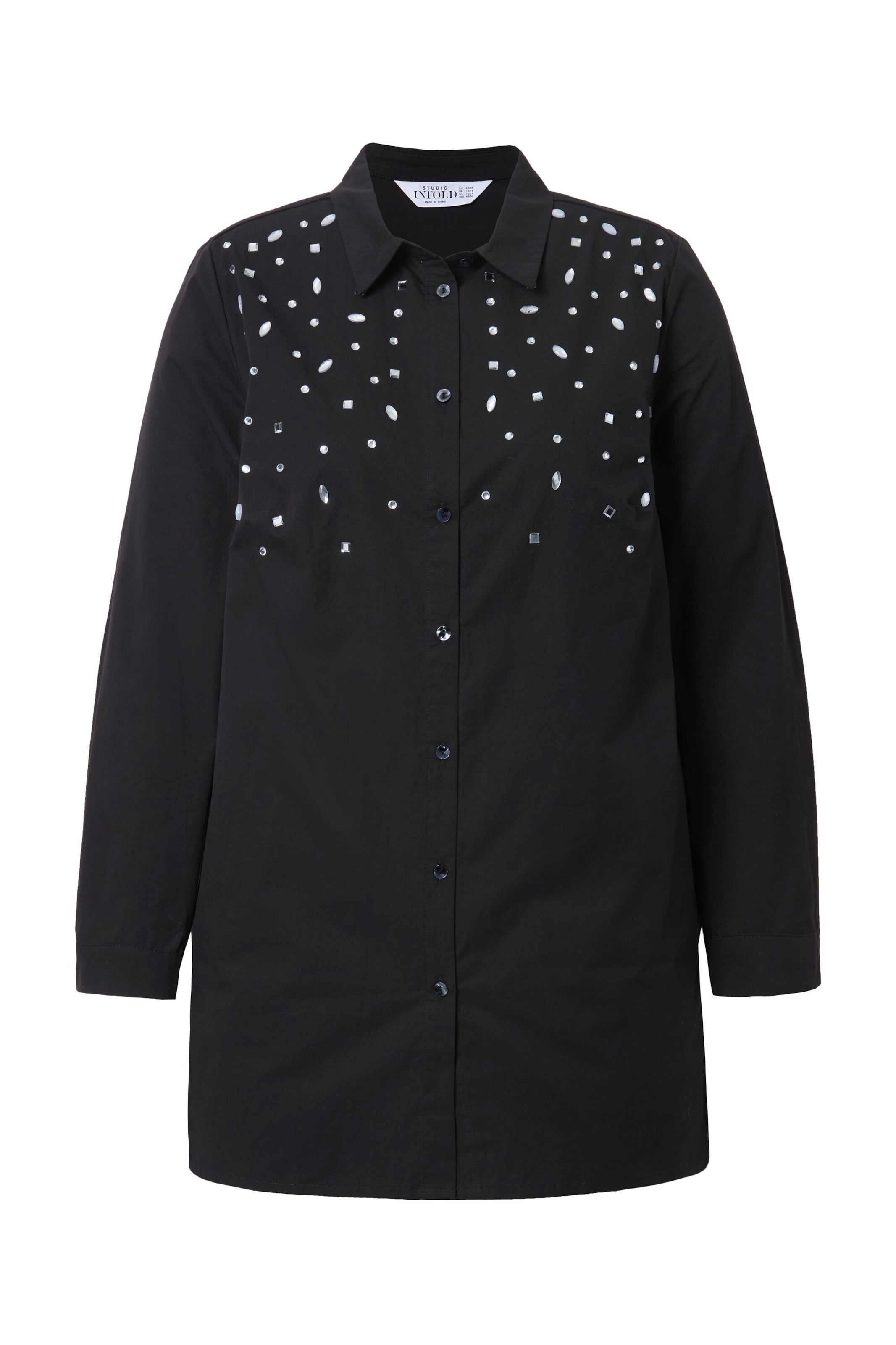 Studio Untold Blouse in Black: front