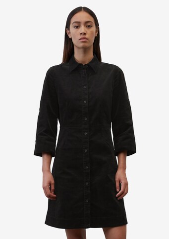 Robe-chemise Marc O'Polo en noir : devant