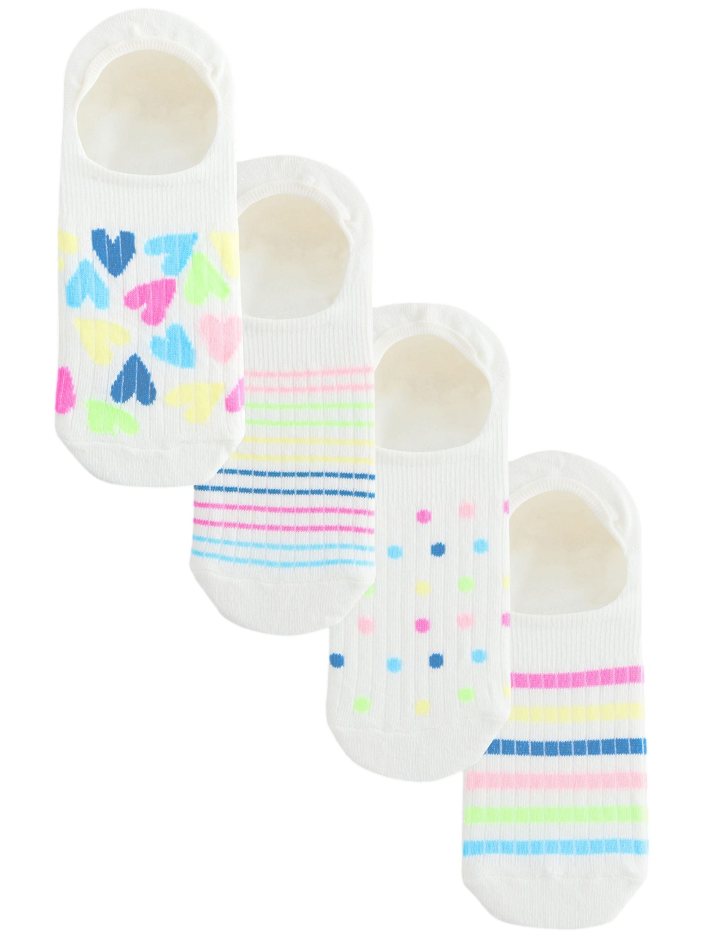 balts Next Zeķes pēdiņas: no priekšpuses