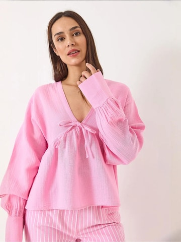 Camicia da donna di Bianco Lucci in rosa