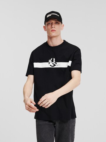 KARL LAGERFELD JEANS Shirt in Schwarz: Vorderseite