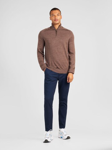 Bruun & Stengade Sweater 'Pelle' in Brown