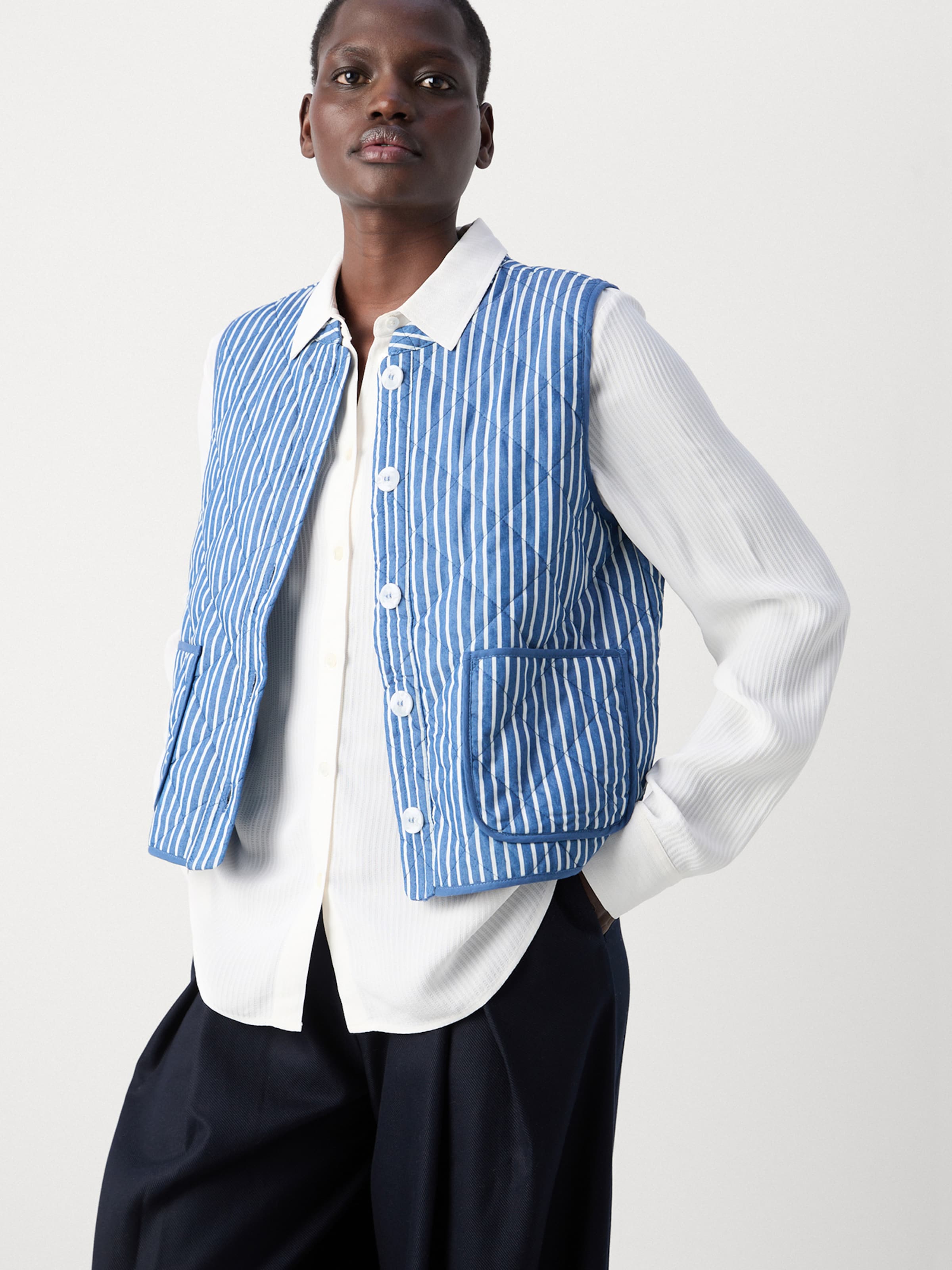 Lollys Laundry Vest 'Cairo' in Blue | ABOUT YOU
