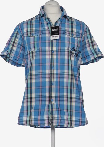 BLEND Button Up Shirt in L in Blue: front