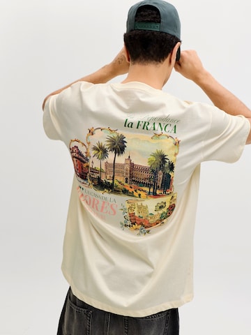 JACK & JONES Футболка 'JORParadise Island' в Белый: спереди