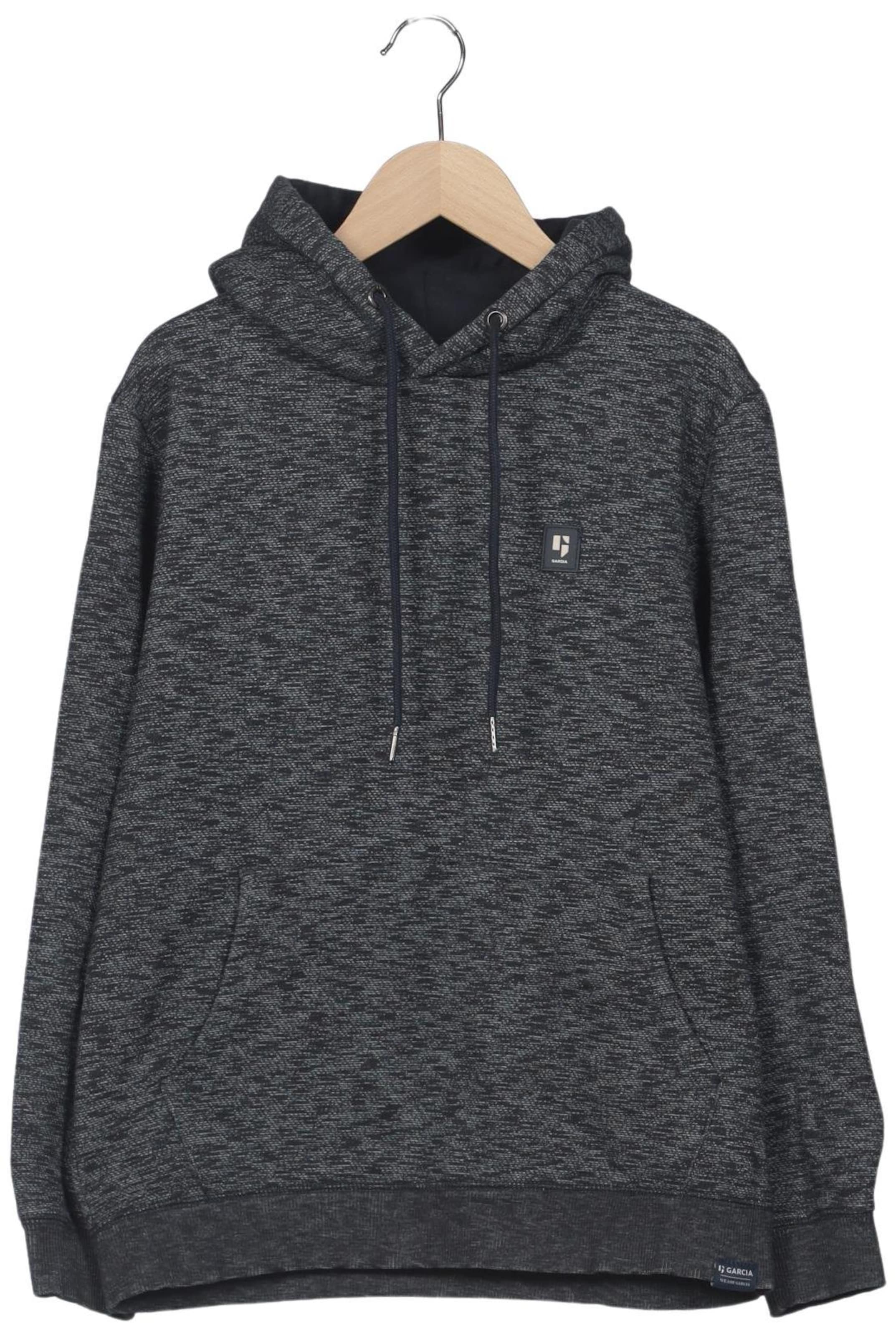 GARCIA Sweatshirt & Zip-Up Hoodie in M in Grey: front