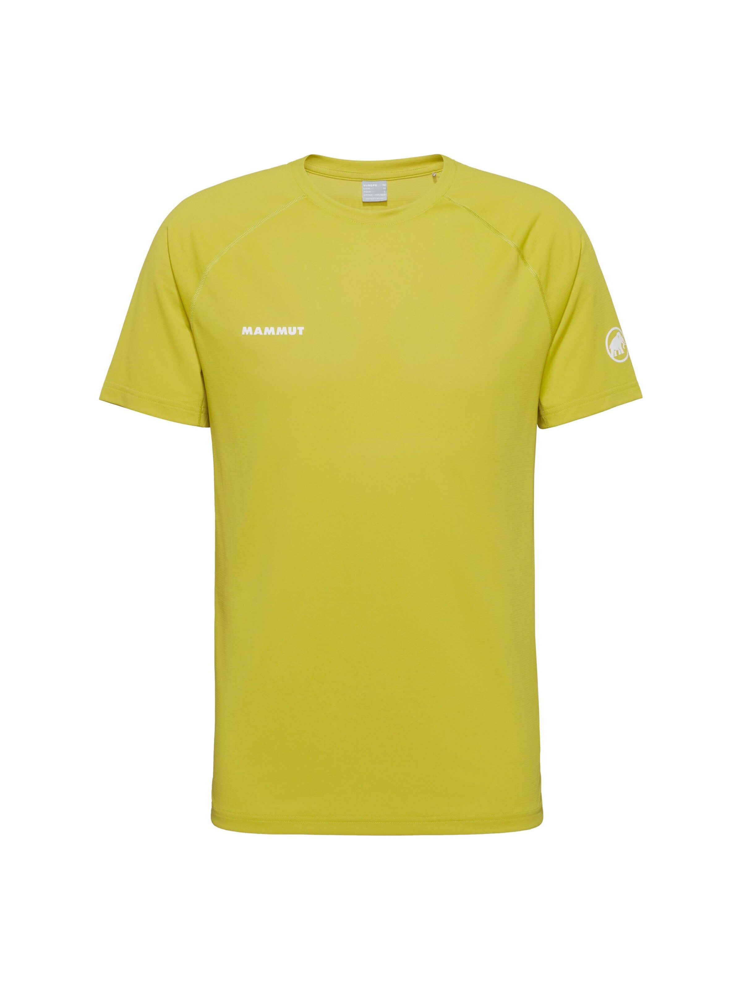 MAMMUT Performance Shirt in Yellow: front