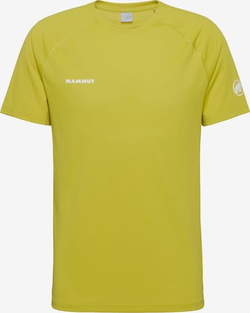 MAMMUT Performance Shirt in Yellow: front