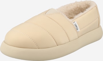 TOMS Slippers in Beige: front