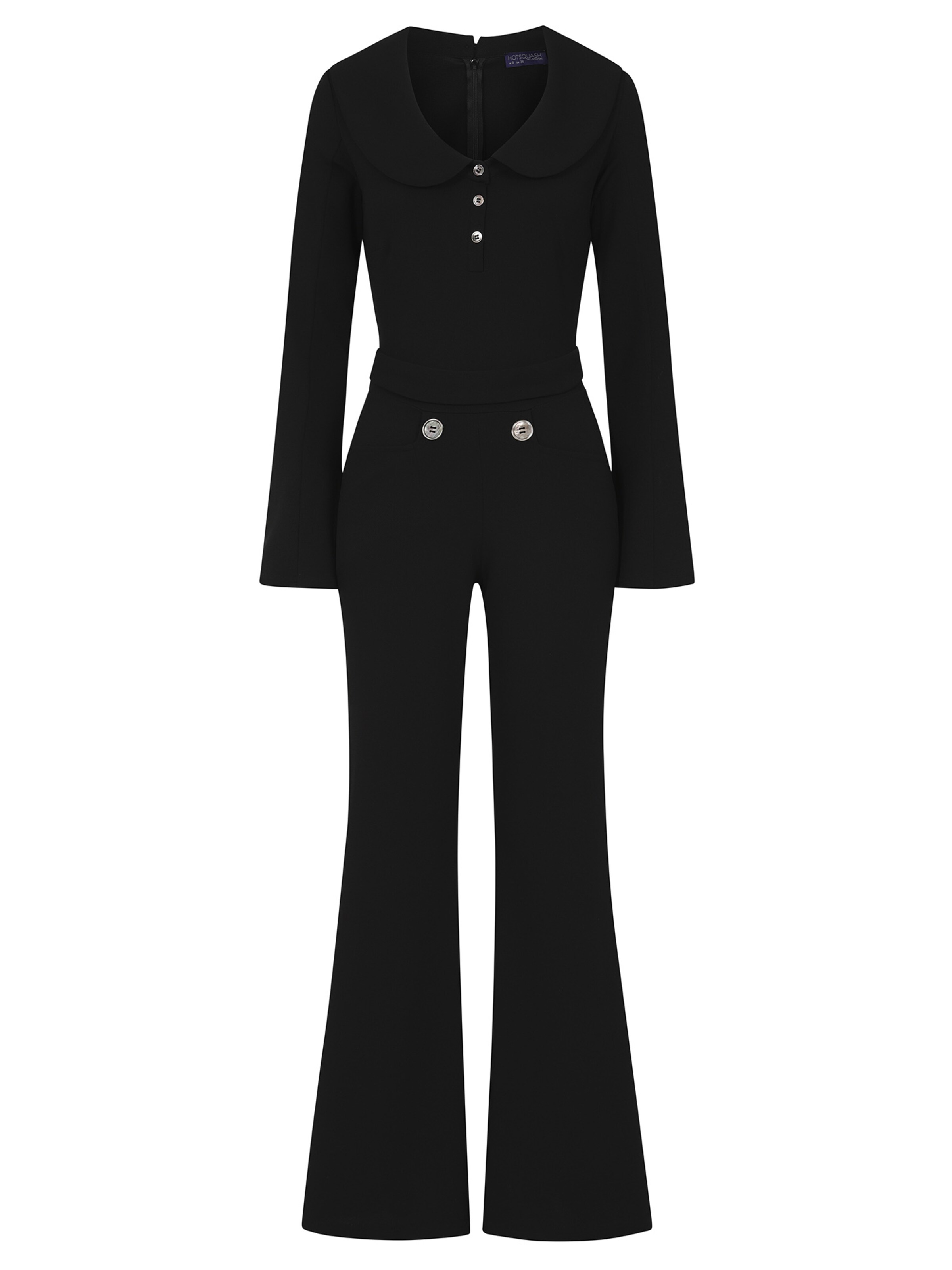 HotSquash Overal – černá: přední strana