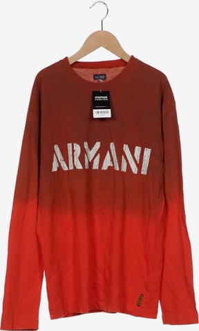 Armani Jeans Shirt in L in Orange: front