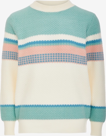 Pull-over YASANNA en blanc : devant