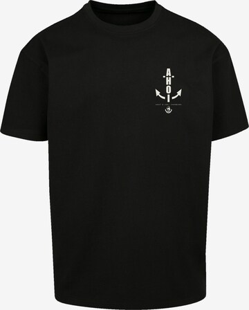 F4NT4STIC Shirt 'Ahoi Anker' in Zwart: voorkant