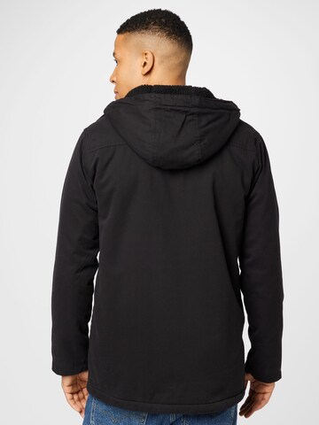 JACK & JONES Overgangsparka 'STATE' i sort