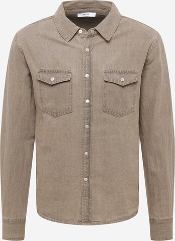 Regular fit Camicia 'Selim' di ABOUT YOU in grigio: frontale