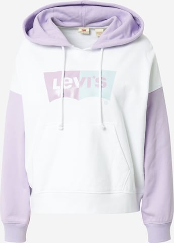 LEVI'S ® Sweatshirt 'Graphic Authentic Hoodie' in White: front